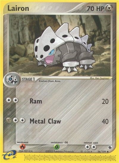 Image for Lairon (36/109) - Pokemon
