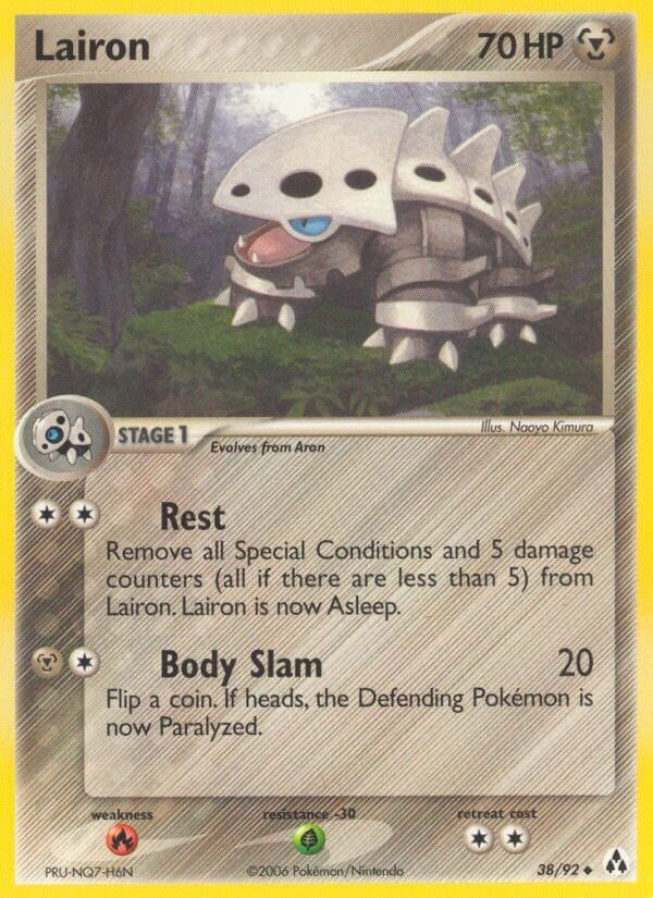 Image for Lairon (38/92) - Pokemon