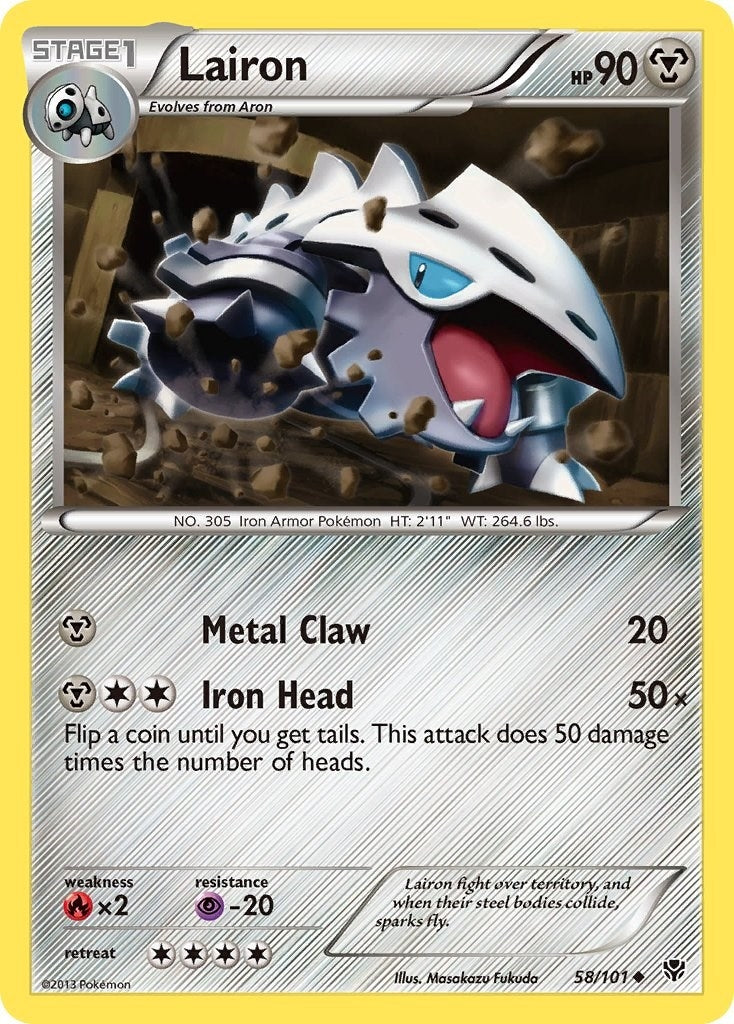 Image for Lairon (58/101) - Pokemon