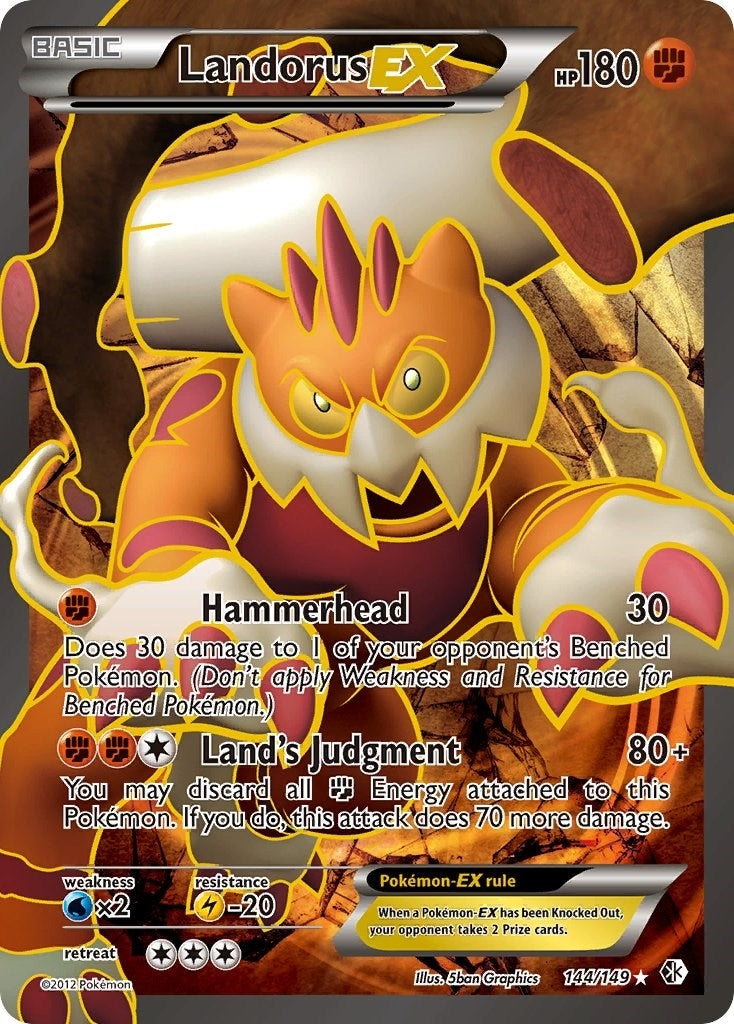 Image for Landorus EX (144 Full Art) (144/149) - Pokemon