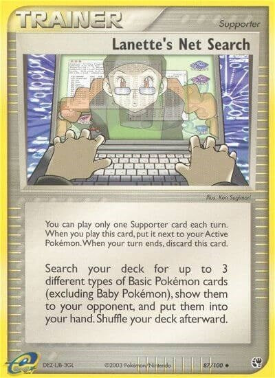 Image for Lanette's Net Search (87/100) - Pokemon
