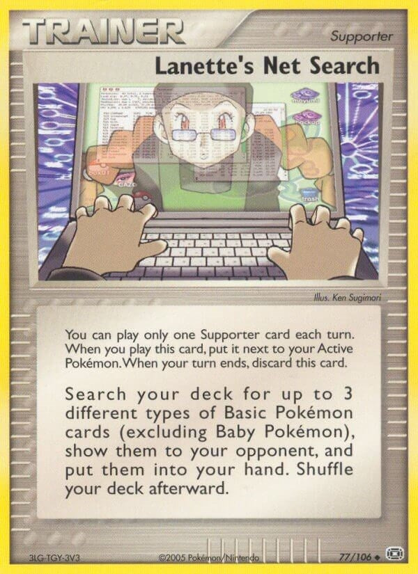 Image for Lanette's Net Search (77/106) - Pokemon