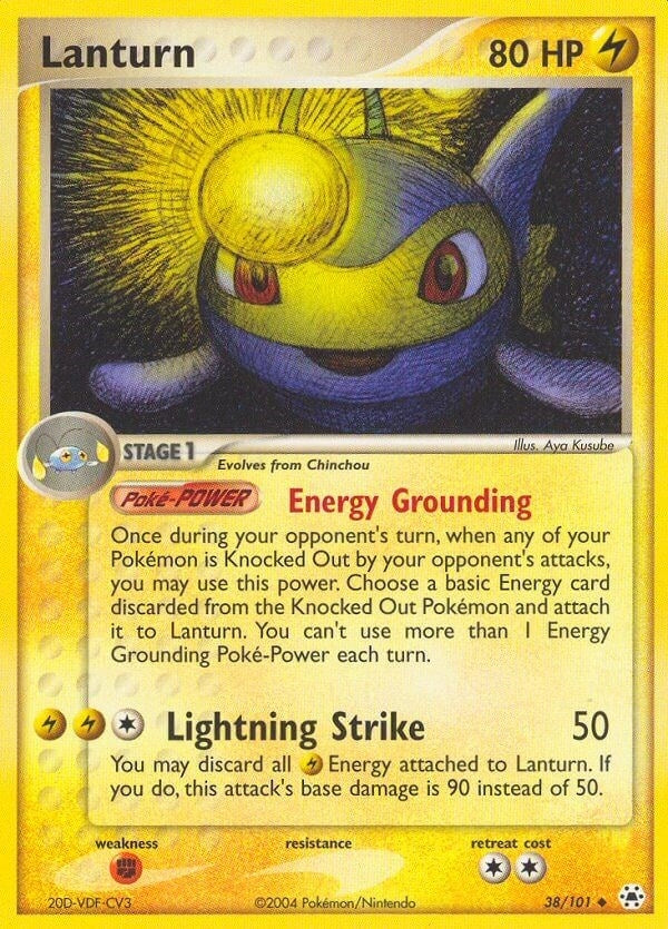 Image for Lanturn (38/101) - Pokemon