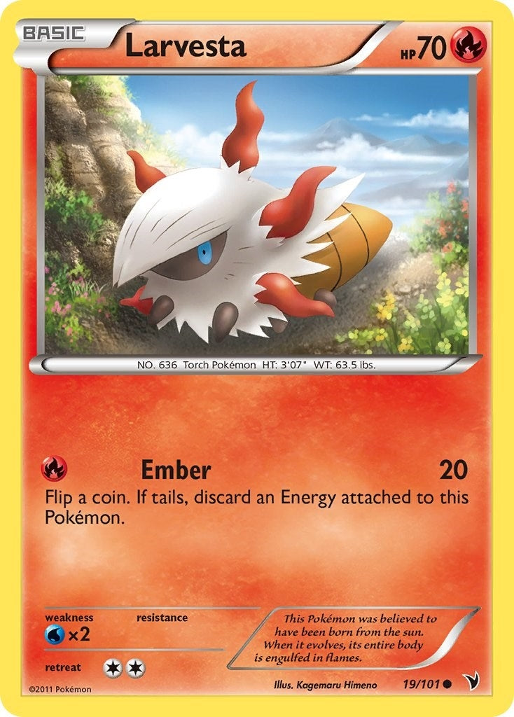 Image for Larvesta (19) (19/101) - Pokemon