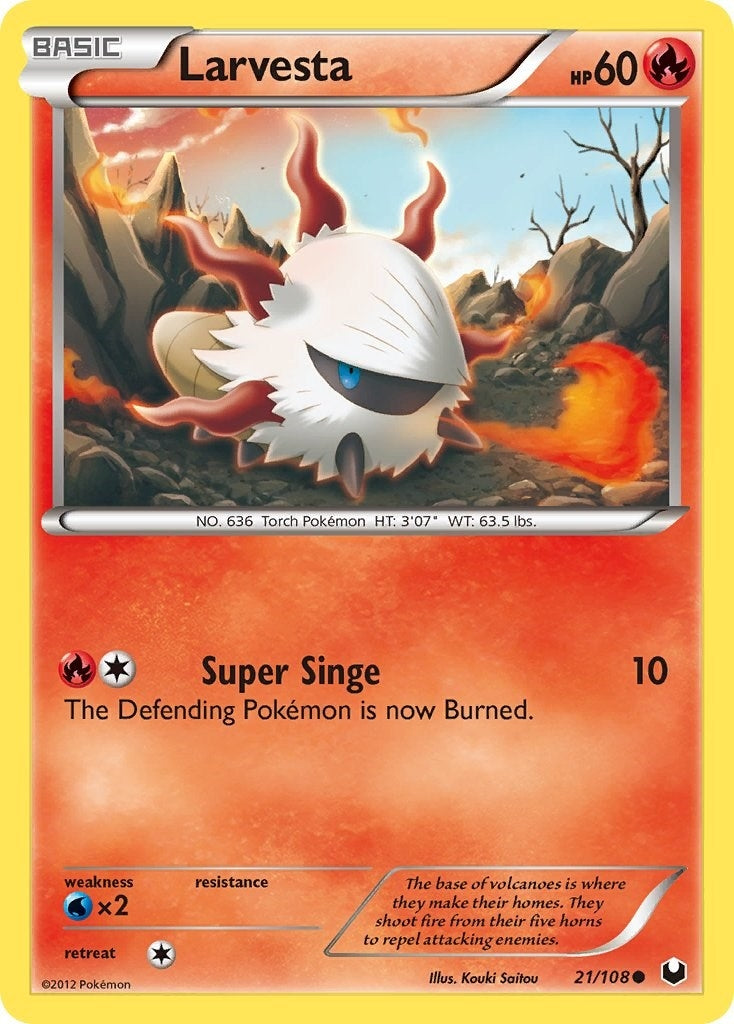 Image for Larvesta (21) (21/108) - Pokemon