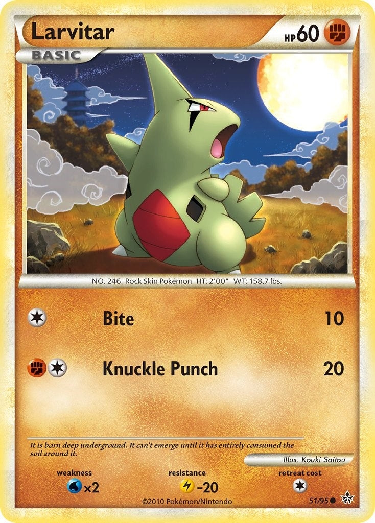 Image for Larvitar (51) (51/95) - Pokemon