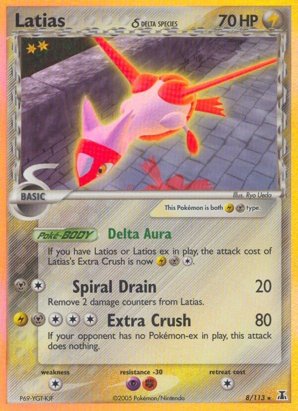 Image for Latias (Delta Species) (8/113) - Pokemon