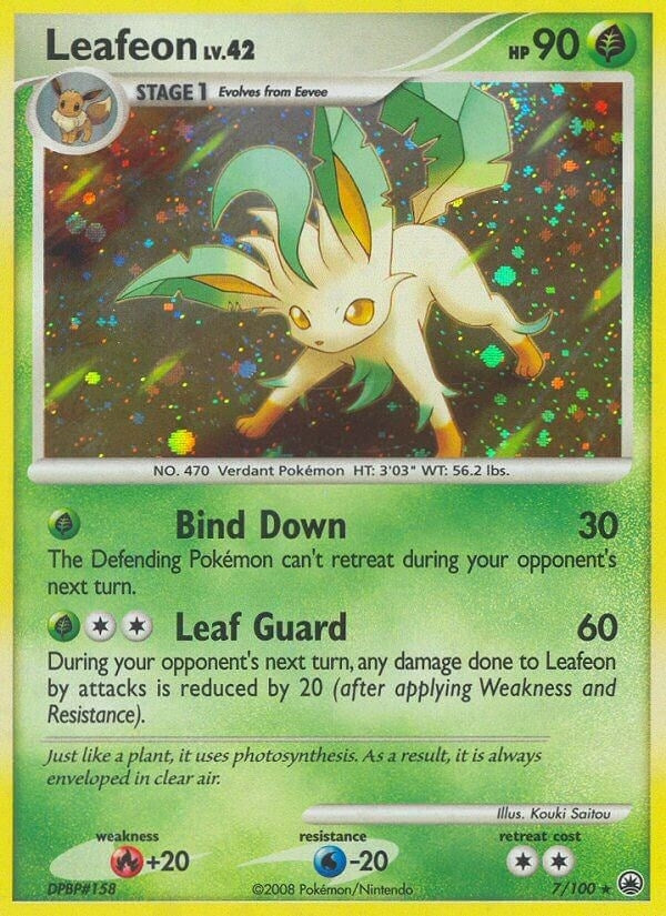 Image for Leafeon (7) (7/100) - Pokemon