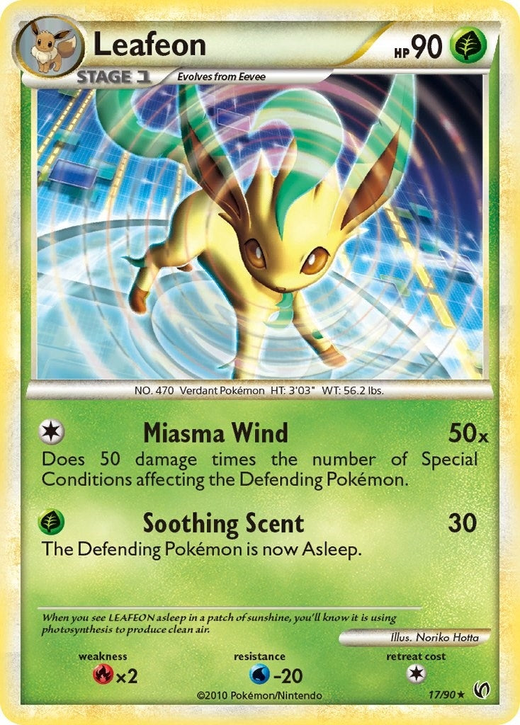 Image for Leafeon (17/90) - Pokemon