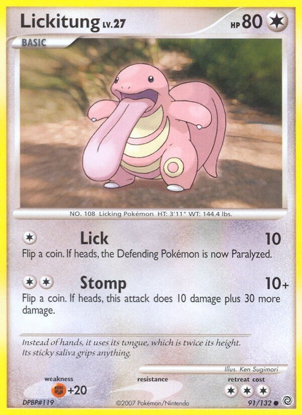 Image for Lickitung (91/132) - Pokemon