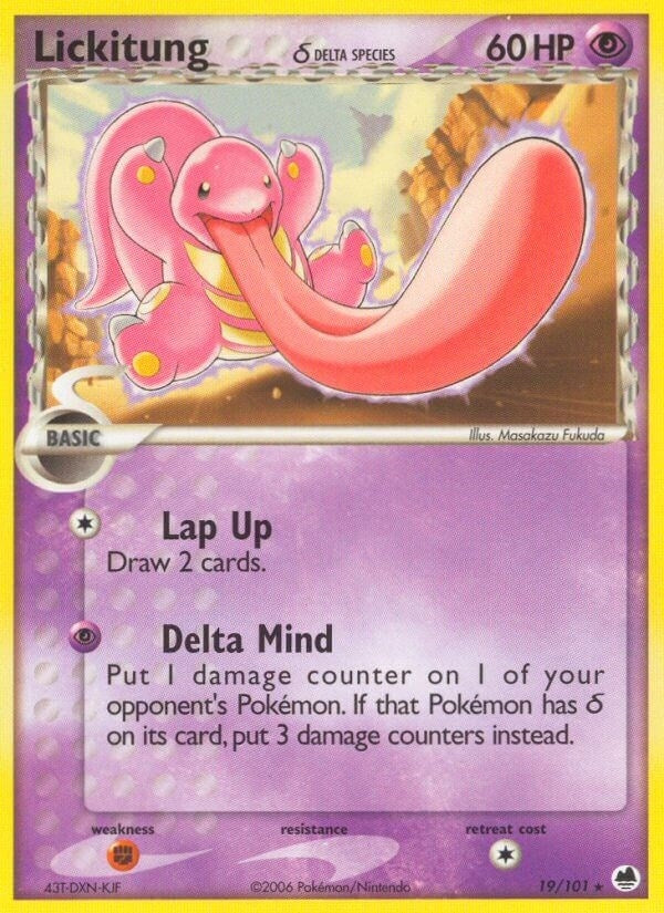 Image for Lickitung (Delta Species) (19/101) - Pokemon
