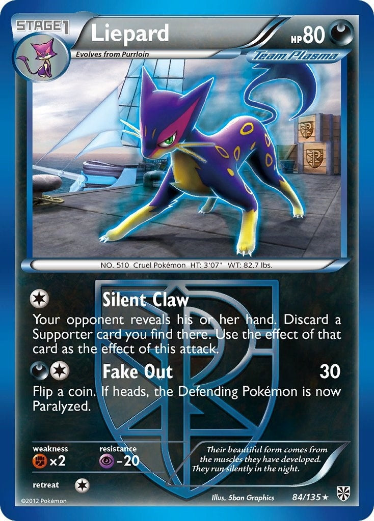 Image for Liepard (Team Plasma) (84/135) - Pokemon