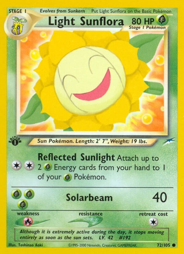 Image for Light Sunflora (072/105) - Pokemon