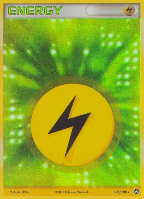 Image for Lightning Energy (106/108) - Pokemon