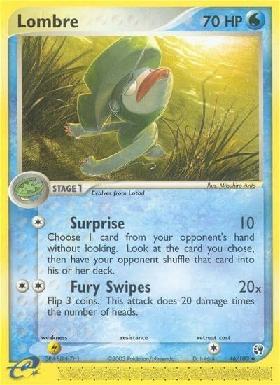 Image for Lombre (46/100) - Pokemon