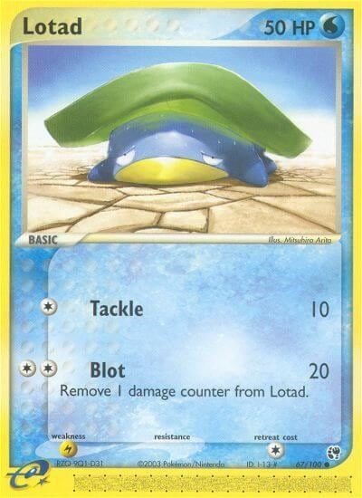 Image for Lotad (67/100) - Pokemon