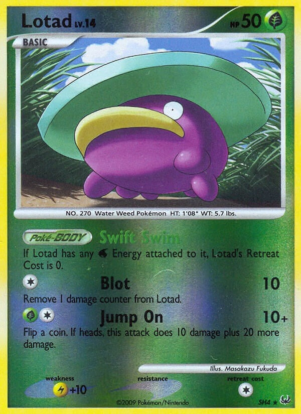 Image for Lotad (Shiny) (SH4) - Pokemon