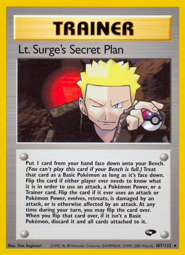 Image for Lt. Surge's Secret Plan (107/132) - Pokemon