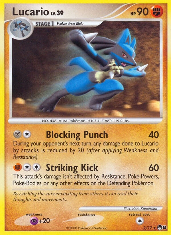 Image for Lucario (002/017) - Pokemon
