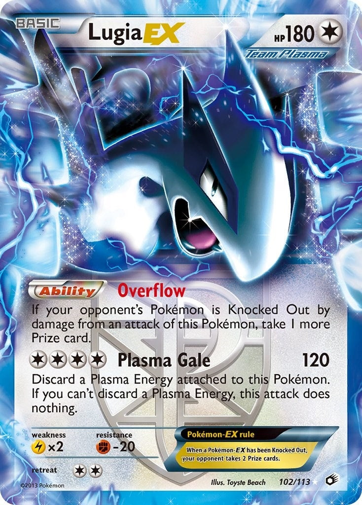 Image for Lugia EX (Team Plasma) (102/113) - Pokemon