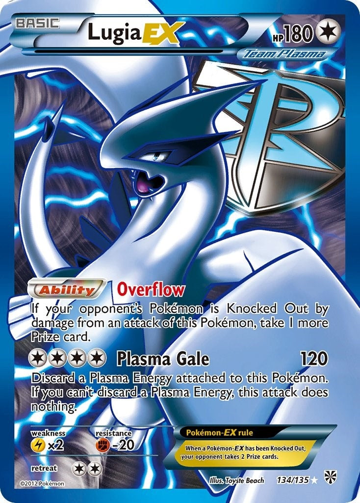Image for Lugia EX (Team Plasma) (134 Full Art) (134/135) - Pokemon