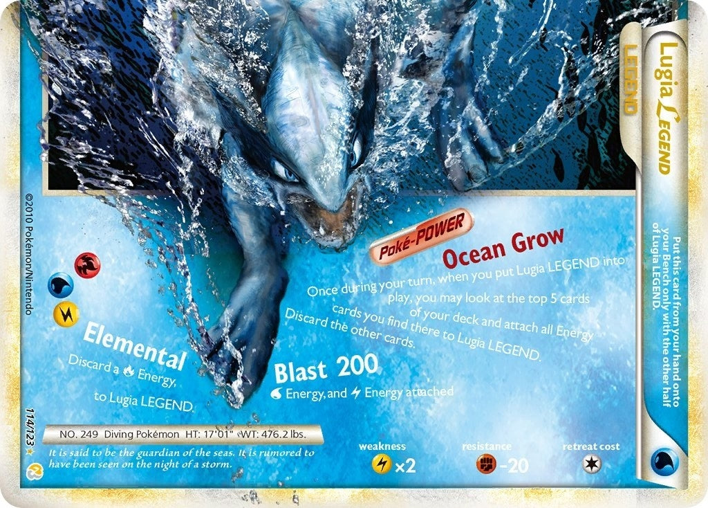 Image for Lugia Legend (Bottom) (114/123) - Pokemon