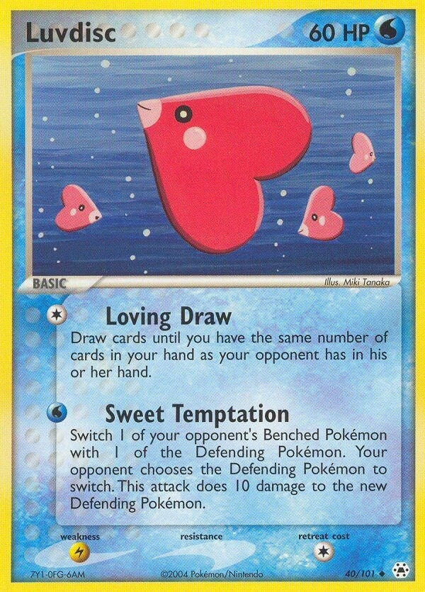 Image for Luvdisc (40/101) - Pokemon