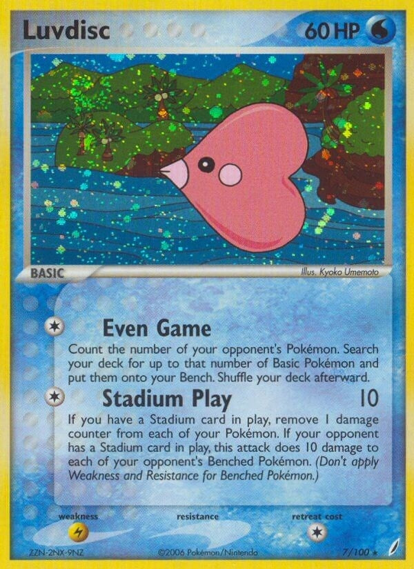 Image for Luvdisc (7/100) - Pokemon