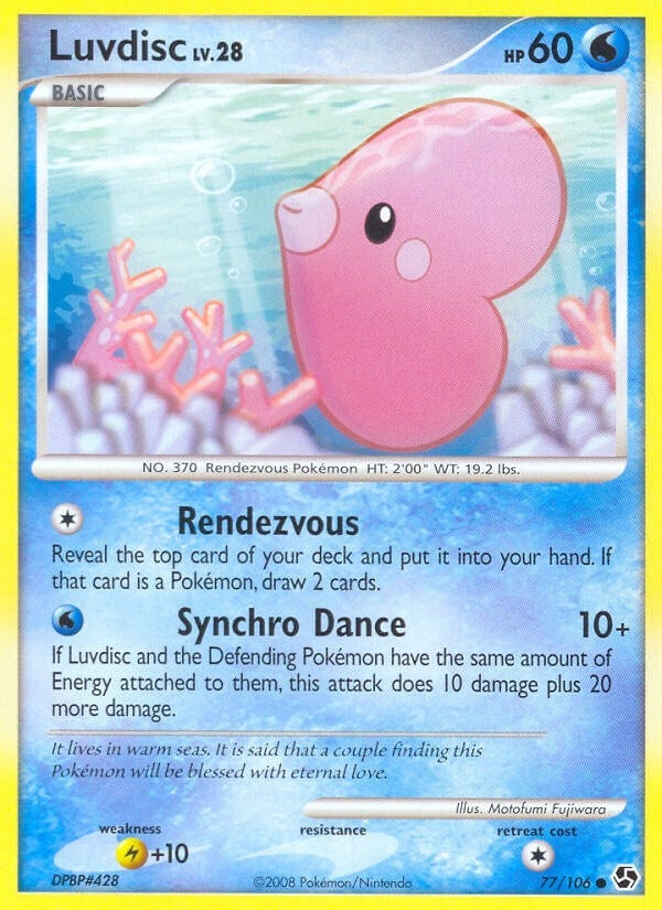 Image for Luvdisc (77/106) - Pokemon