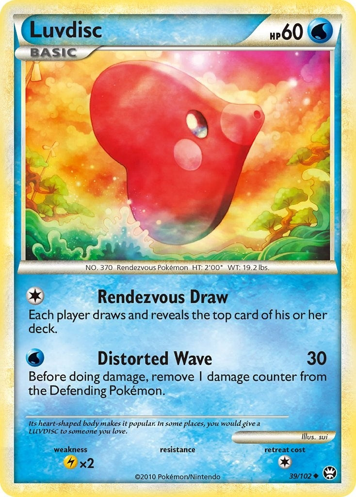 Image for Luvdisc (39/102) - Pokemon