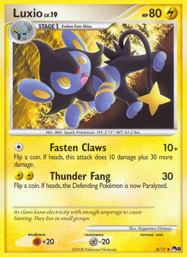 Image for Luxio (008/017) - Pokemon