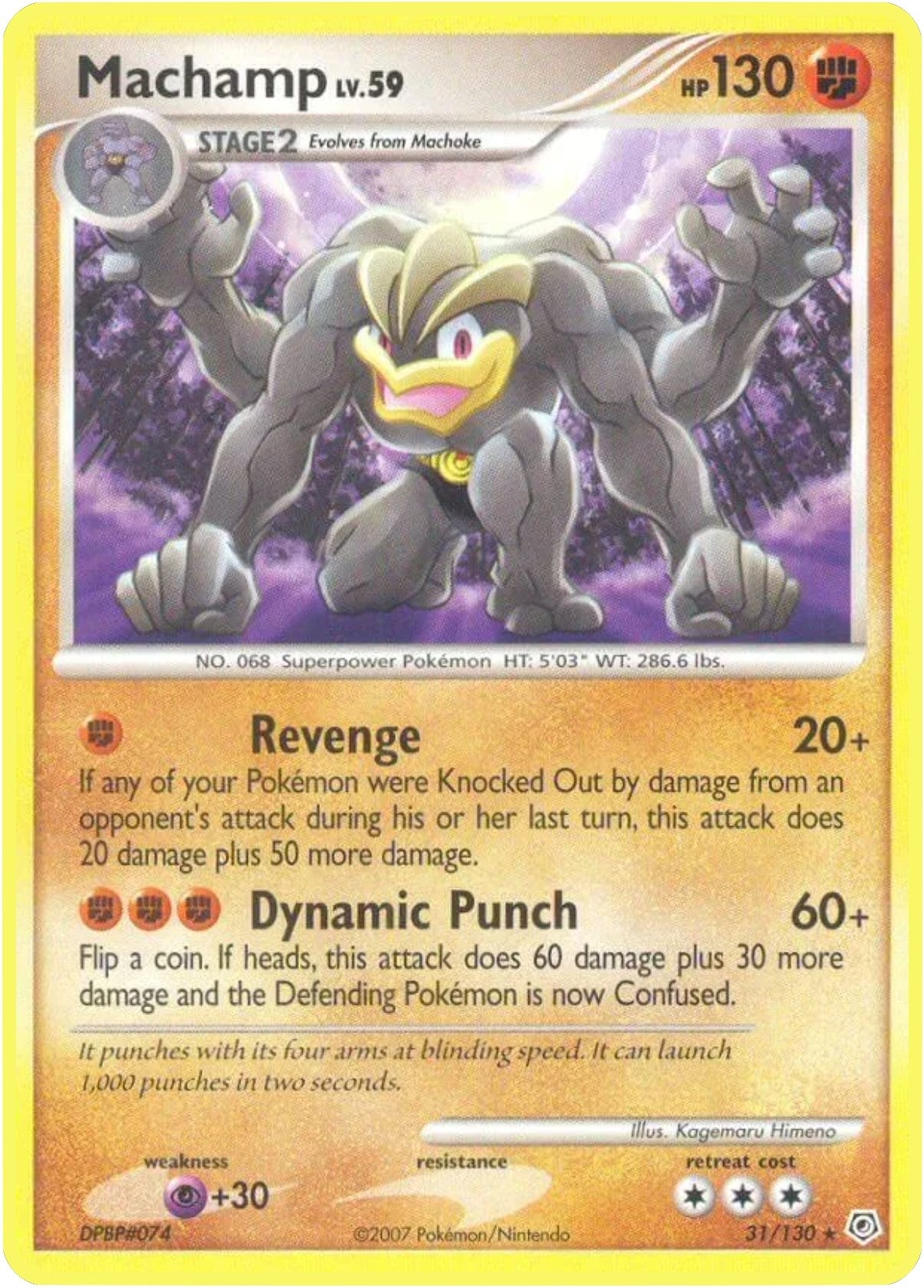 Image for Machamp (31/130) - Pokemon