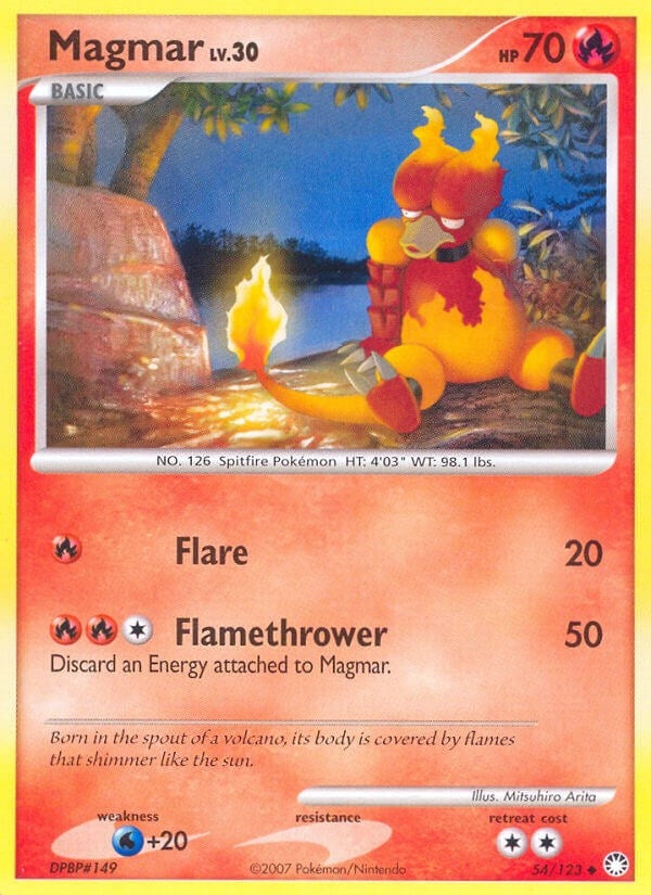 Image for Magmar (54/123) - Pokemon