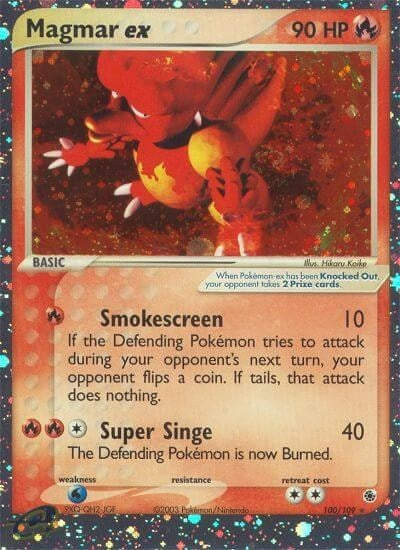 Image for Magmar ex (100/109) - Pokemon