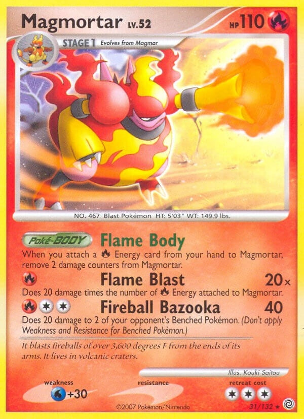 Image for Magmortar (31/132) - Pokemon