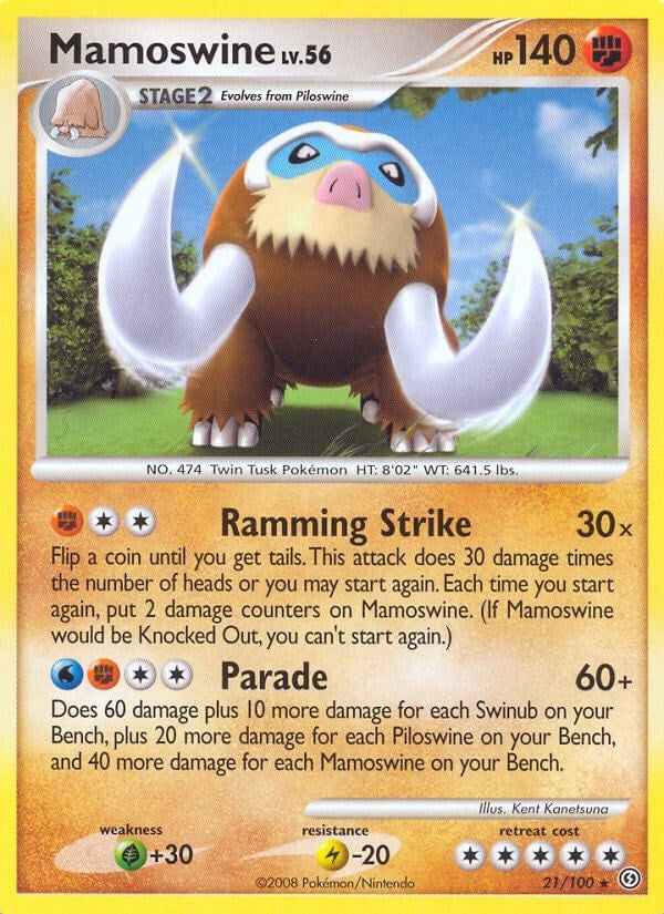 Image for Mamoswine (21/100) - Pokemon