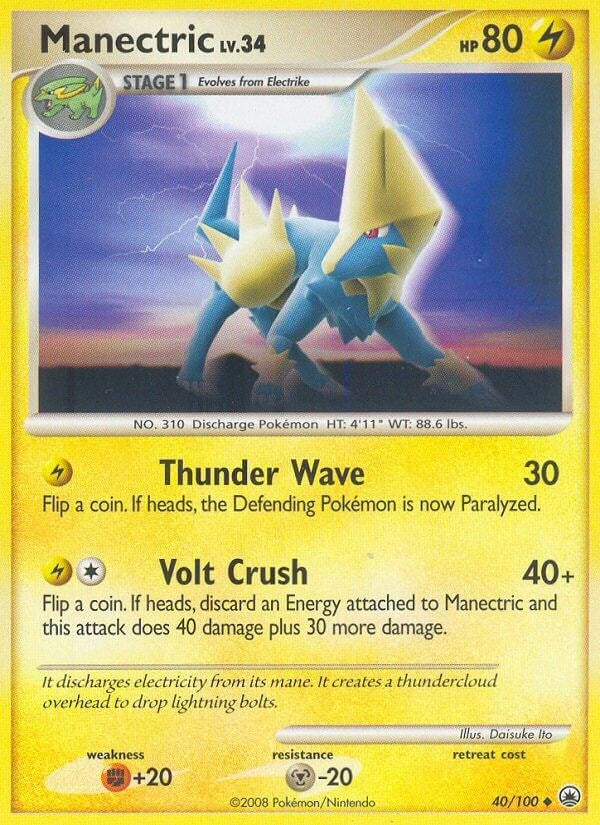 Image for Manectric (40/100) - Pokemon