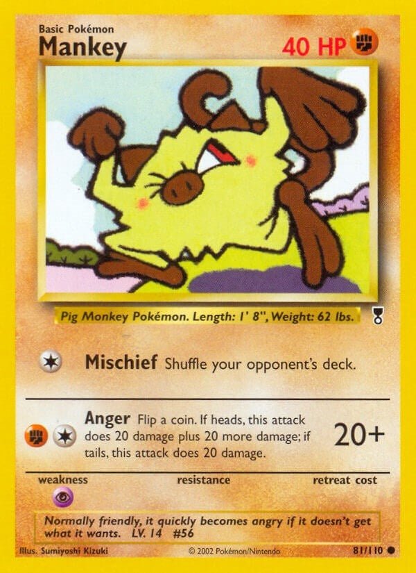 Image for Mankey (081/110) - Pokemon