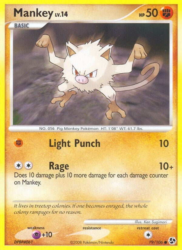 Image for Mankey (79/106) - Pokemon