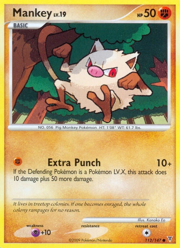 Image for Mankey (112) - Pokemon