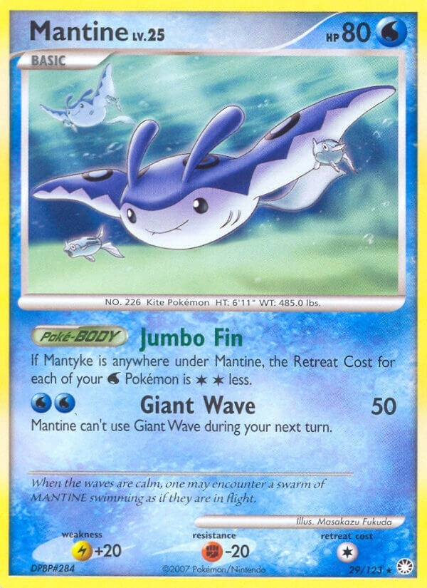 Image for Mantine (29/123) - Pokemon