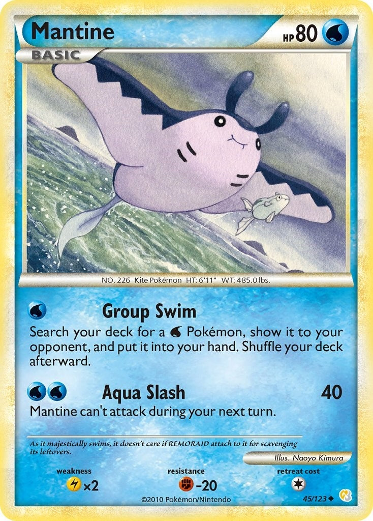 Image for Mantine (45/123) - Pokemon