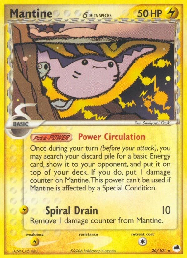 Image for Mantine (Delta Species) (20/101) - Pokemon