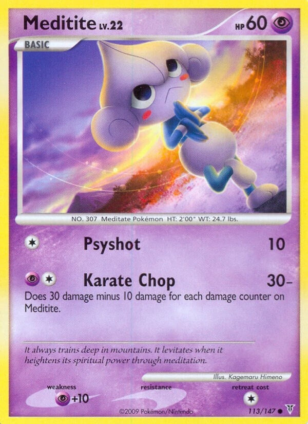 Image for Meditite (113) - Pokemon