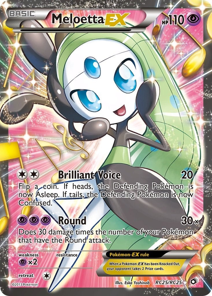 Image for Meloetta EX (Full Art) (RC25/RC25) - Pokemon