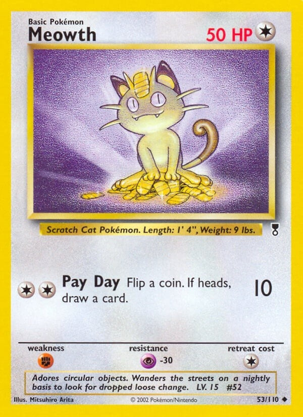 Image for Meowth (053/110) - Pokemon