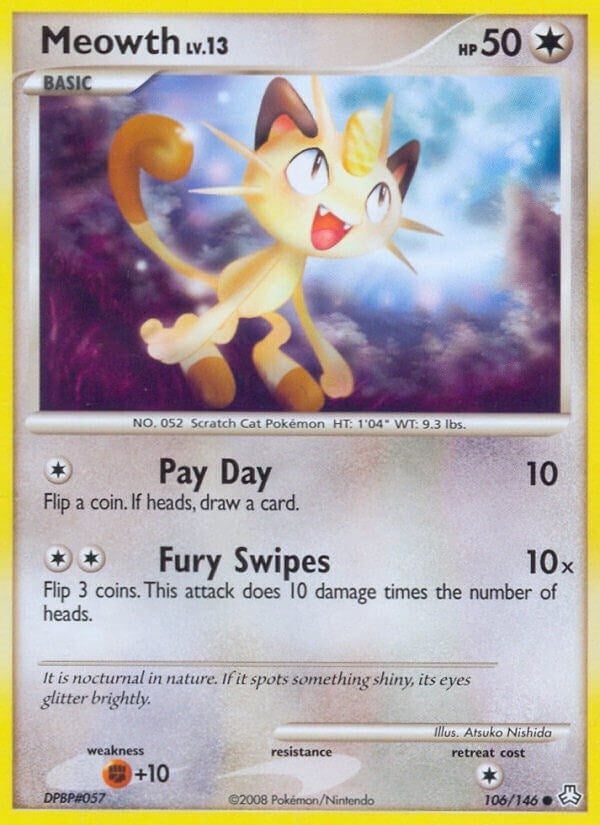 Image for Meowth (106/146) - Pokemon