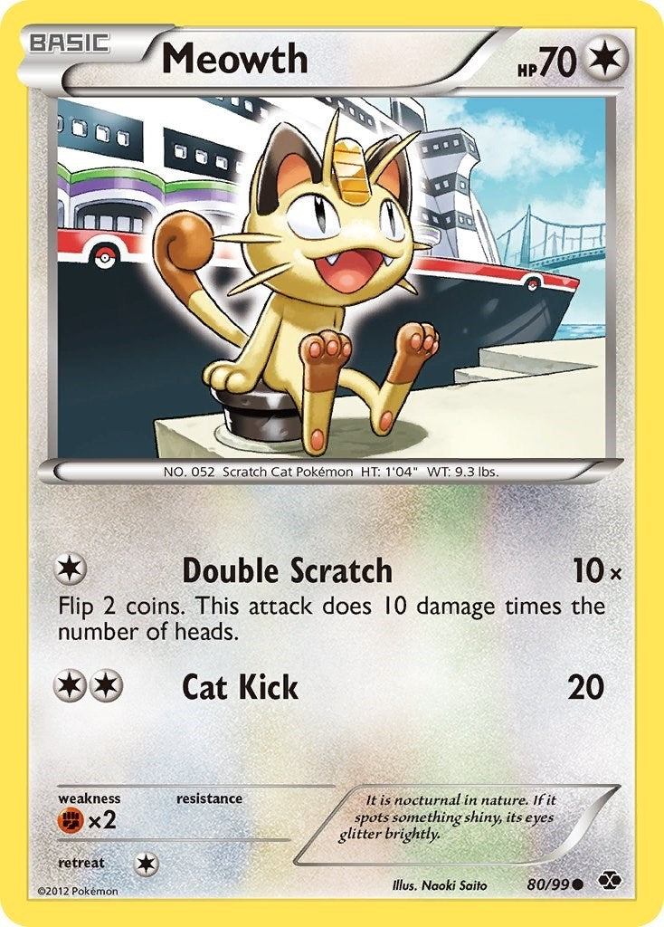 Image for Meowth (80/99) - Pokemon