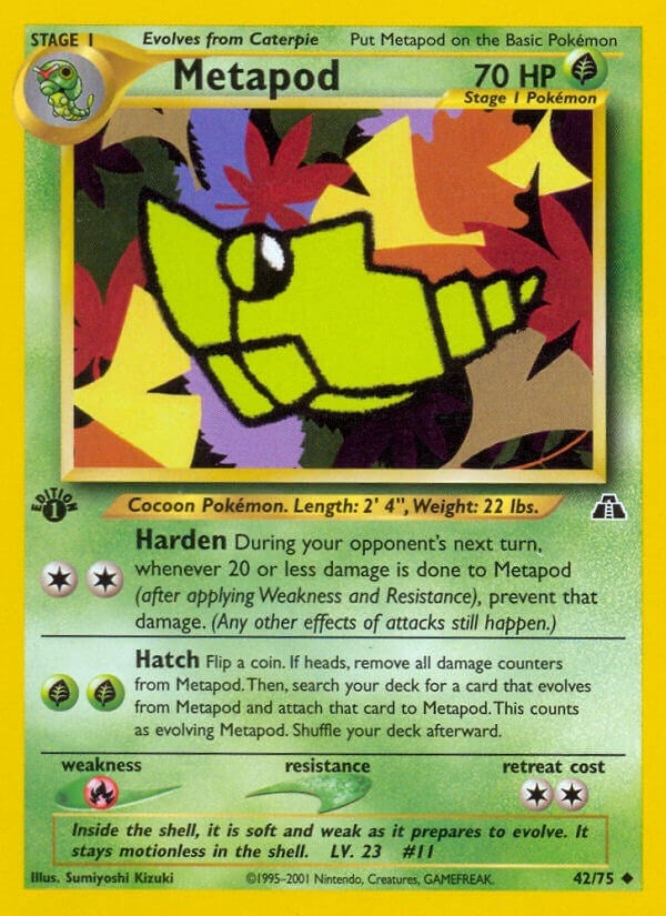 Image for Metapod (42/75) - Pokemon
