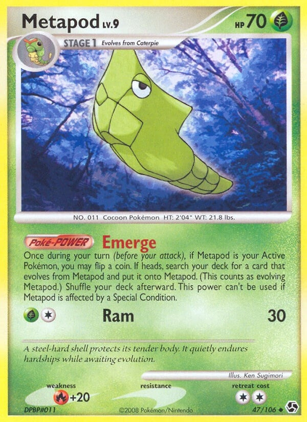 Image for Metapod (47/106) - Pokemon